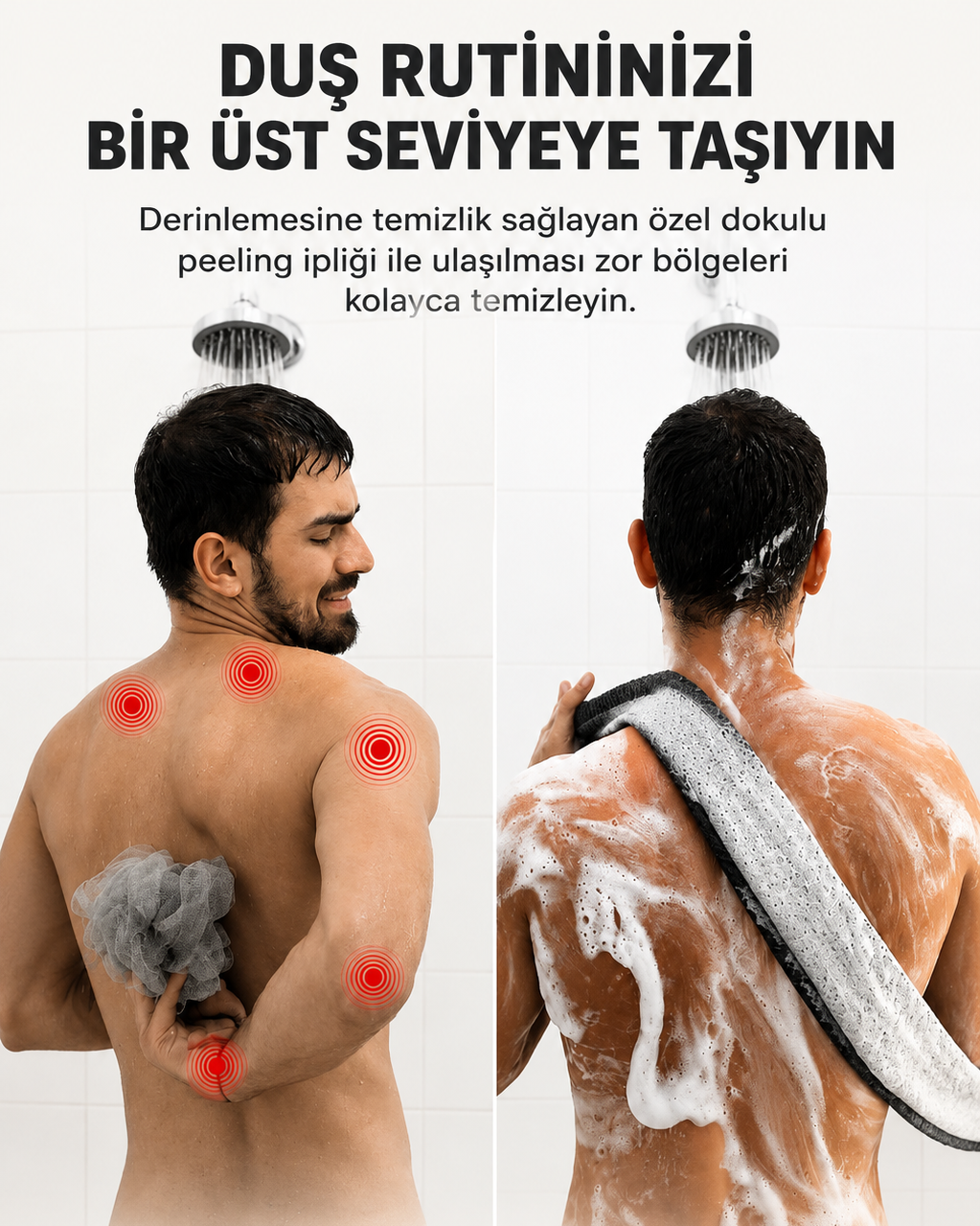 Peeling Duş Havlusu